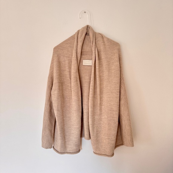 Lauren manoogian open alpaca cardigan